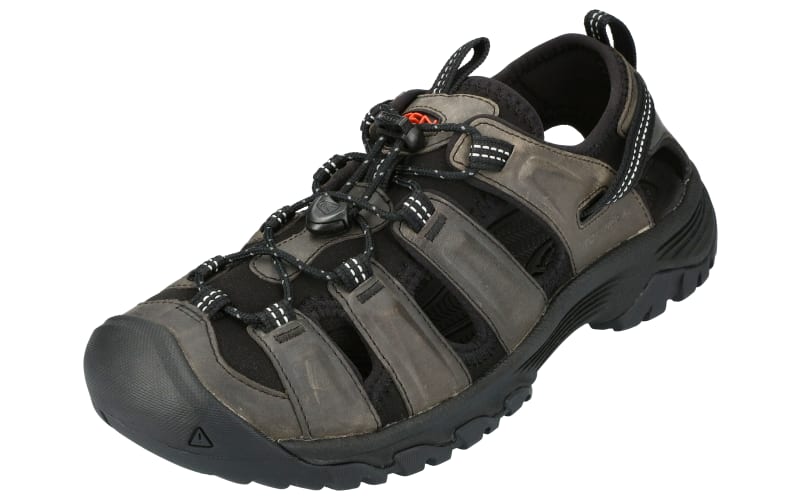 USED Keen Men\'s Waterproof Targhee Iii Sandals Boots-Sz 11.5 Grey/black Leather Men main image 4