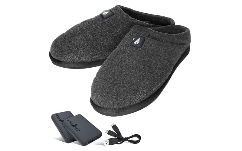 Battery discount heated slippers