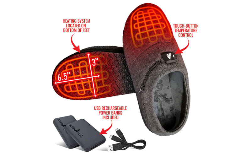 Rechargeable clearance heated slippers