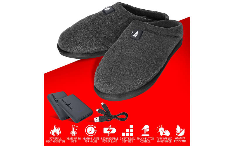 Rechargeable heated slippers sales