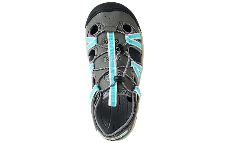 靴  oasis World Wide Sportsman Oasis III Water Shoes - Grey/Turquoise