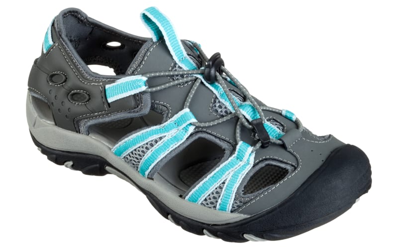 World Wide Sportsman Oasis III Water Shoes Grey/Turquoise Cabela's