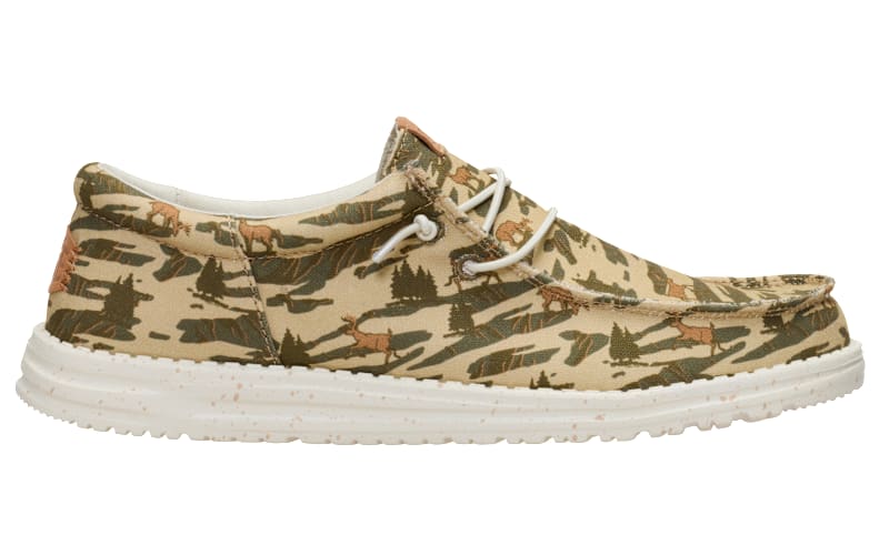 HEYDUDE Wally Funk Outdoor Camo Casual Shoes for Men | Bass Pro Shops