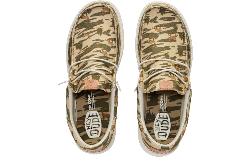 HEYDUDE Wally Funk Outdoor Camo Casual Shoes for Men | Bass Pro Shops