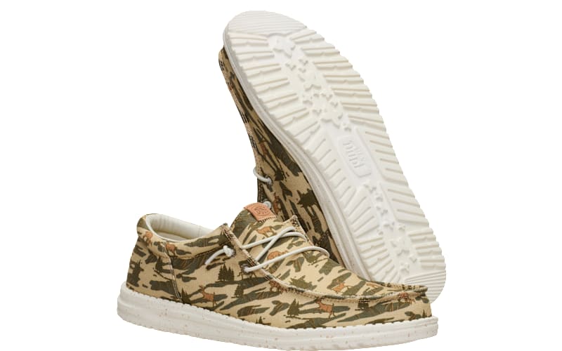 HEYDUDE Wally Funk Outdoor Camo Casual Shoes for Men | Bass Pro Shops