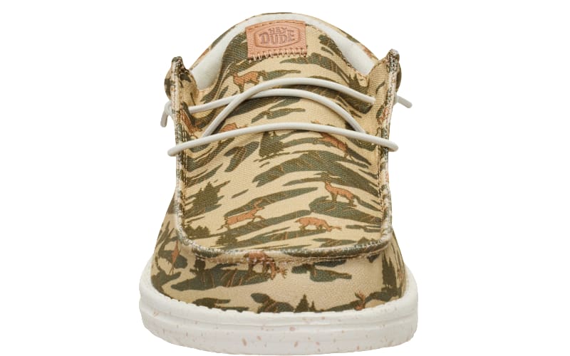 HEYDUDE Wally Funk Outdoor Camo Casual Shoes for Men | Bass Pro Shops