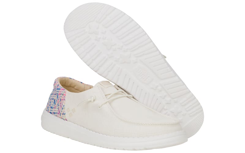 Hey Dude Wendy Funk Surf Baja Ivory/Multi Color Women\'s Size 8 Slip On Shoes NEW HEYDUDE Wendy Funk Surf Baja | SHOE DEPT ENCORE main image 4