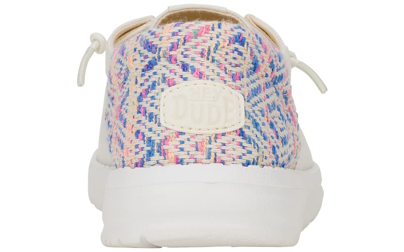 Hey Dude Wendy Funk Surf Baja Ivory/Multi Color Women\'s Size 8 Slip On Shoes NEW HEYDUDE Wendy Funk Surf Baja | SHOE DEPT ENCORE main image 3