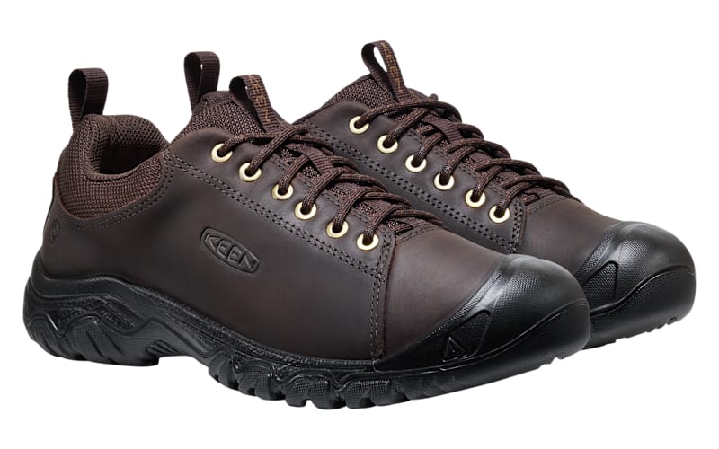KEEN TARGHEE IV OXFORD Black Leather Waterproof Shoes Men 8 COMFORT TRACTION‎ KEEN Targhee IV Oxford (Men main image 3