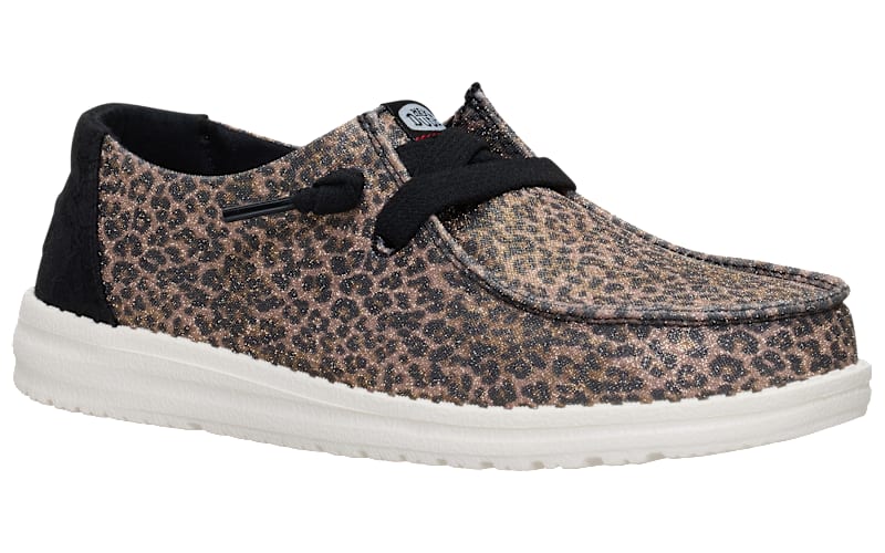 HEYDUDE Wendy Sparkle Animal Casual Shoes for Ladies | Mack's Prairie Wings