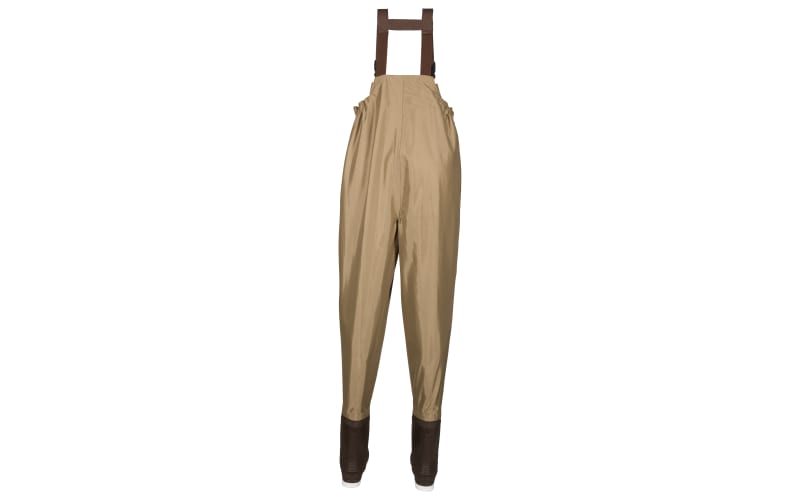 White River Fly Shop Three Fork Felt Sole Chest Waders for Men - Light Brown - 11 M