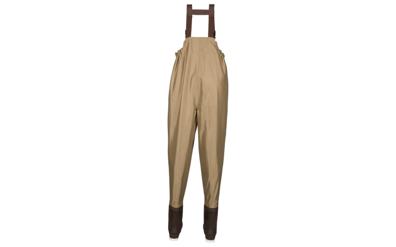 White River Fly Shop Three Forks Lug Sole Chest Waders for Men - Light Brown - 10M