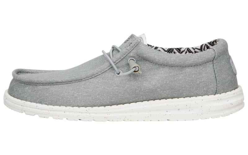 HEYDUDE Wally Canvas Casual Shoes for Men | Bass Pro Shops display picture 2