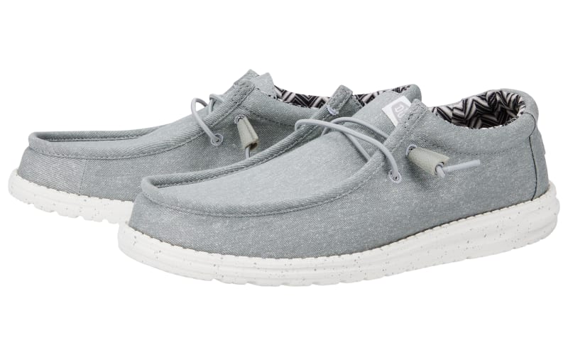 HEYDUDE Wally Canvas Casual Shoes for Men | Bass Pro Shops display picture 3