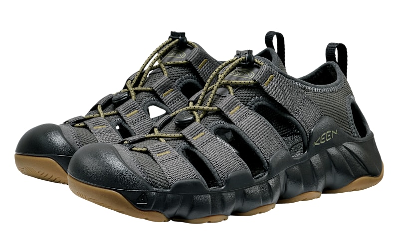 KEEN Hyperport H2 Sandals for Men - Magnet/Black - 9.5M | Bass Pro
