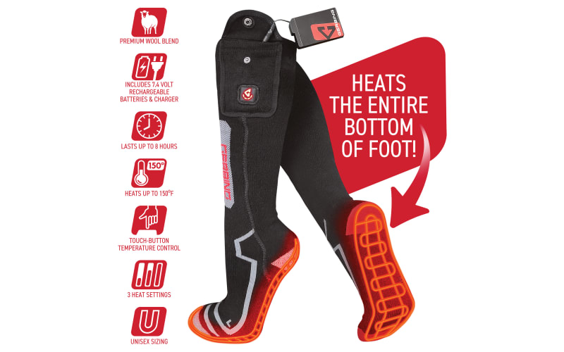 SIDAS Ski Heat LV Socks - Free Shipping