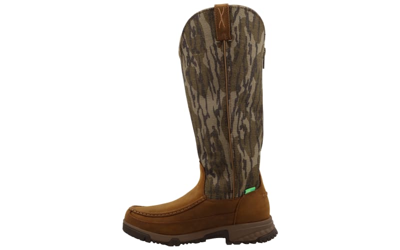 Twisted X Waterproof Moc Toe Back Zip Snake Boots for Men