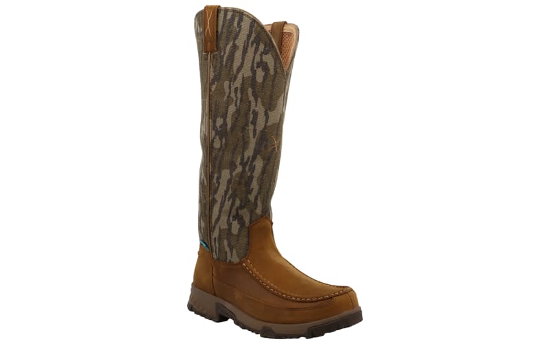 Twisted X Waterproof Moc Toe Back-Zip Snake Boots for Men | Cabela's