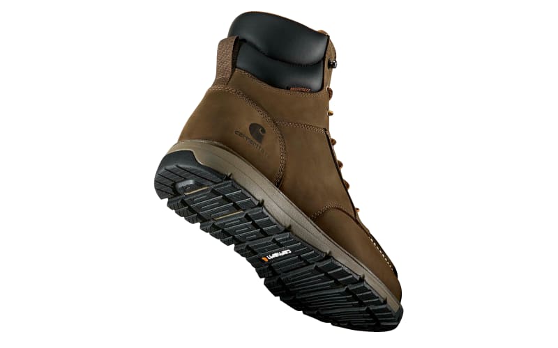 NEW CARHARTT men\'s millbrook waterproof nano toe wedge boot in mossy brown Carhartt Men main image 3