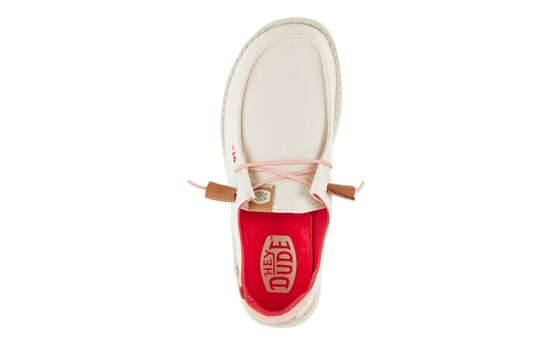 HEYDUDE Wendy Chambray Boho Canvas Shoes for Ladies