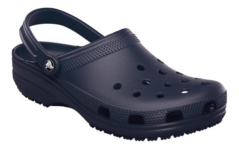CROCS Dark Navy Blue. New In Plastic. NWT. Mens Size 11 Crocs Unisex Navy Blue Solid Slip On Strap Waterproof Size  main image 3