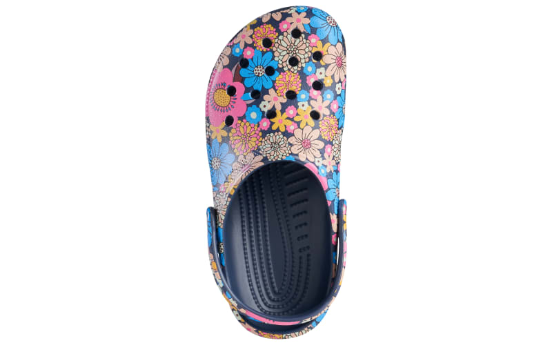 Crocs tropical floral discount navy