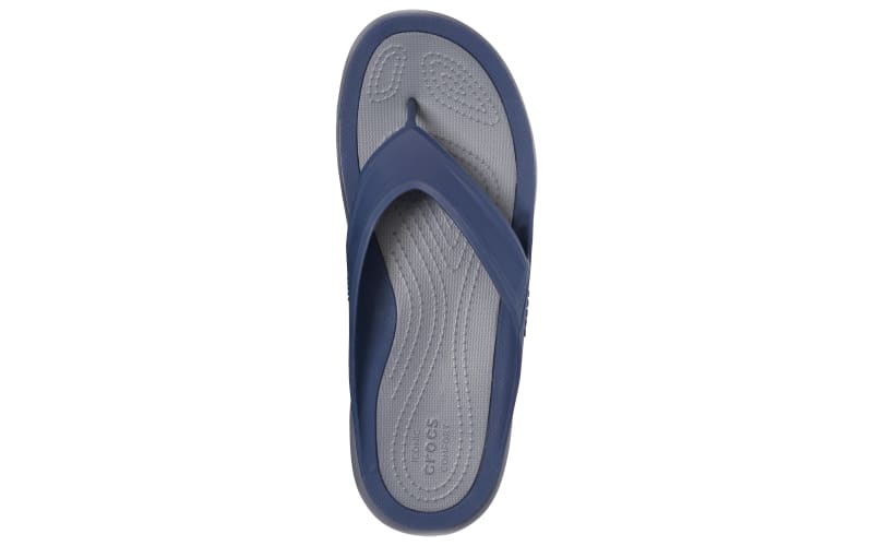 Crocs Mens 9 Womens 11 Comfort Chunky Flip Flop Thong Strap