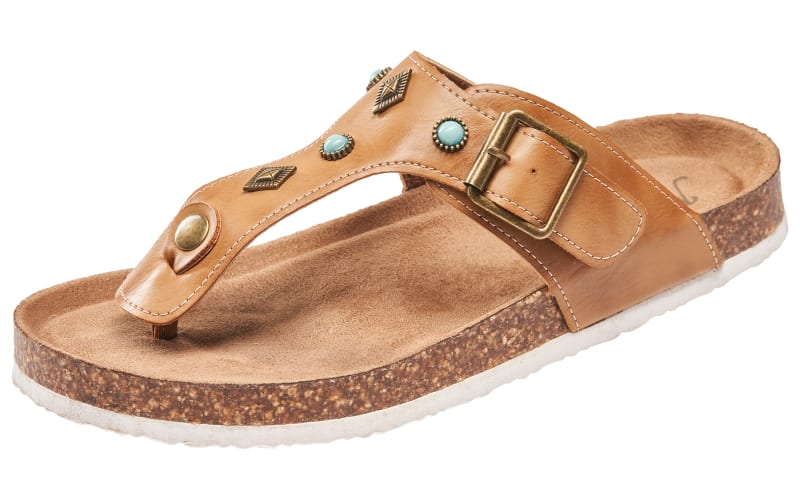 Jeweled thong sandals on sale