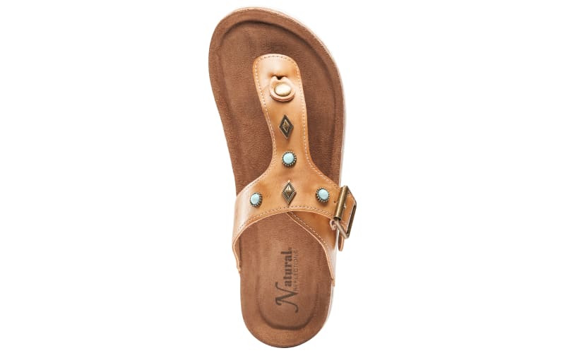 Natural Reflections Jeweled Thong Sandals for Ladies Cabela s