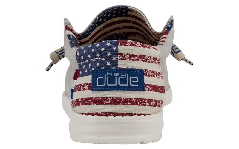 Wally patriotic 2025 hey dude shoes