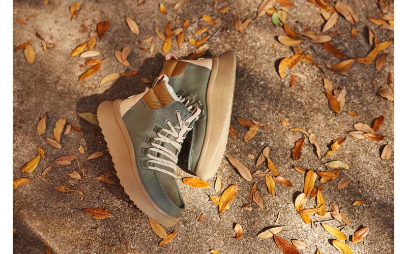 HEYDUDE Wendy Peak Apres Coated Twill Casual Shoes for Ladies