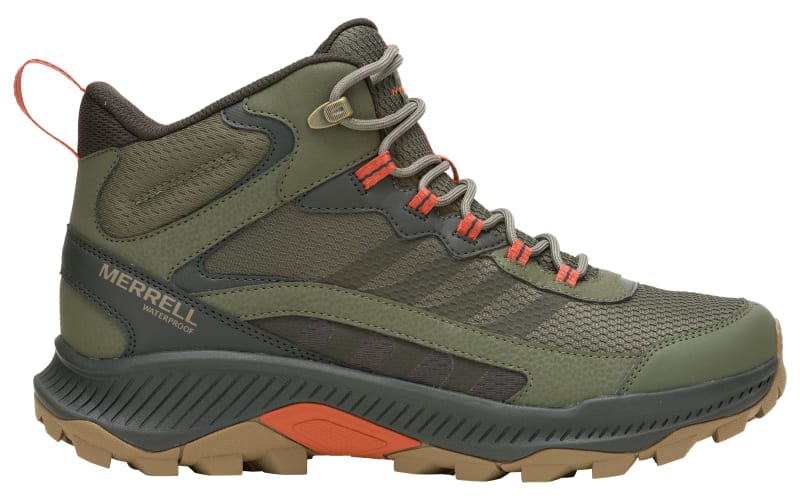 Merrell Speed Strike Mid Waterproof Hiking Boots for Men | Bass