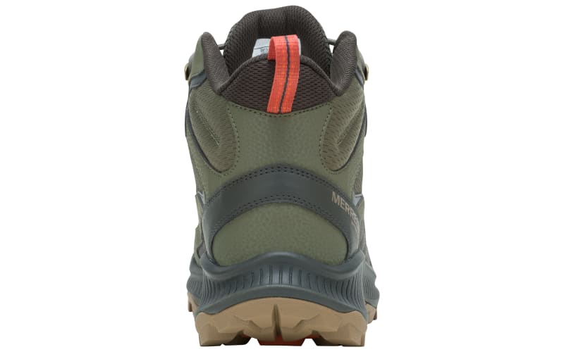 Merrell Men\'s Olive Green Trail Hiking Boots Neon Lime Accents 6.5 Merrell Men main image 4