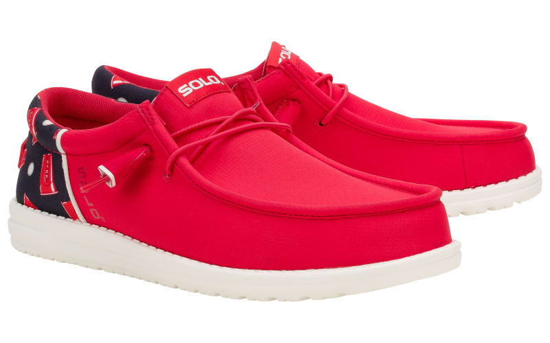 HEYDUDE Wally Funk Solo Cup Casual Shoes for Men - Red - 8M  display picture 2