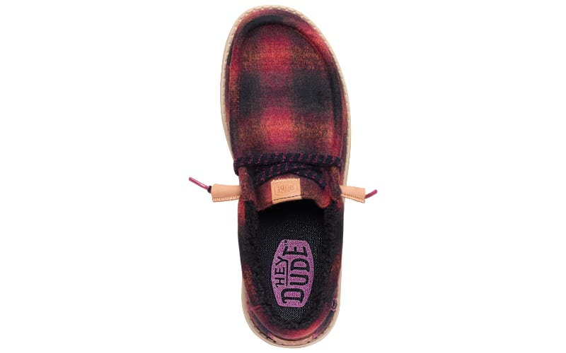 Plaid Hey Dude worn 1 time Amazon.com | HEYDUDE Wally Buffalo Plaid - Hunter Green  main image 2
