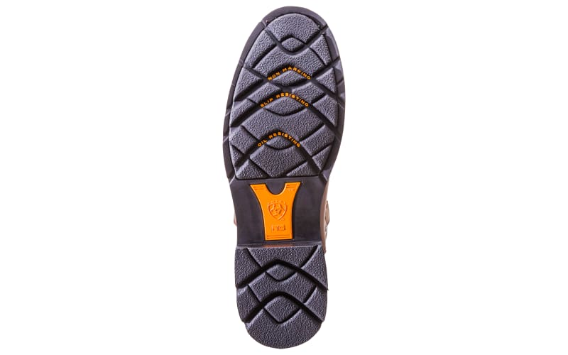 Ariat Sahara Pull On Roper Toe Work Boots for Men
