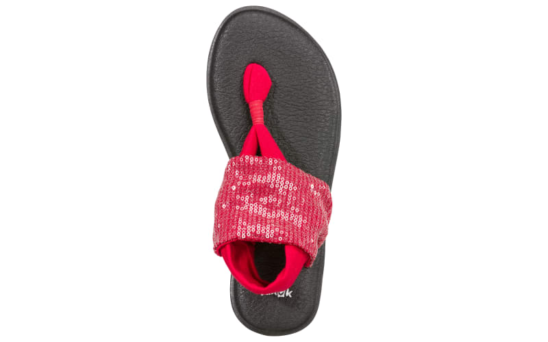Sanuk Yoga Sling Sequins Sandals for Ladies