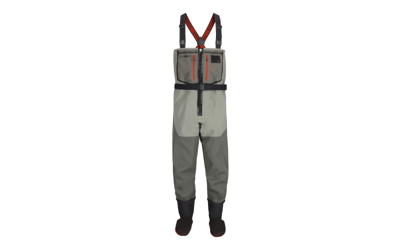 Simms Freestone Z Front Zip Stockingfoot Chest Waders for Men