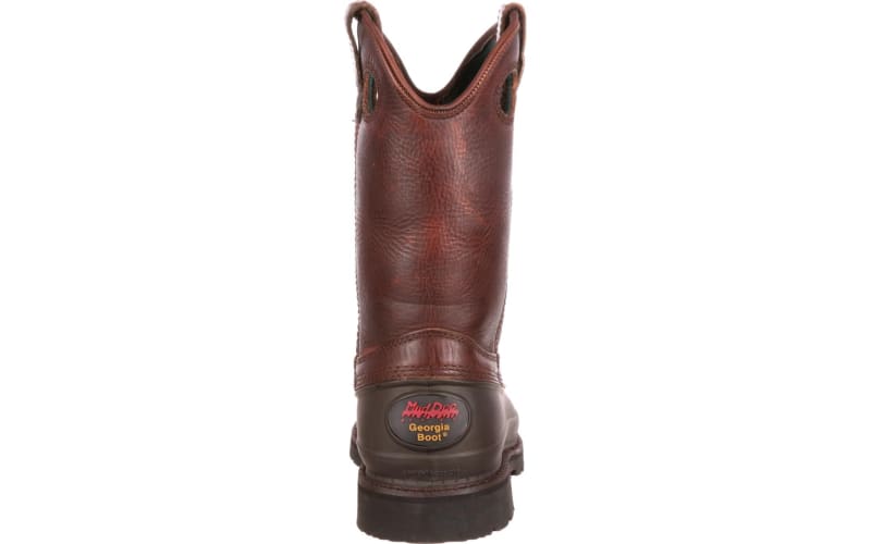 Georgia Boot Muddog Steel Toe Wellington Work Boots for Men Cabela s