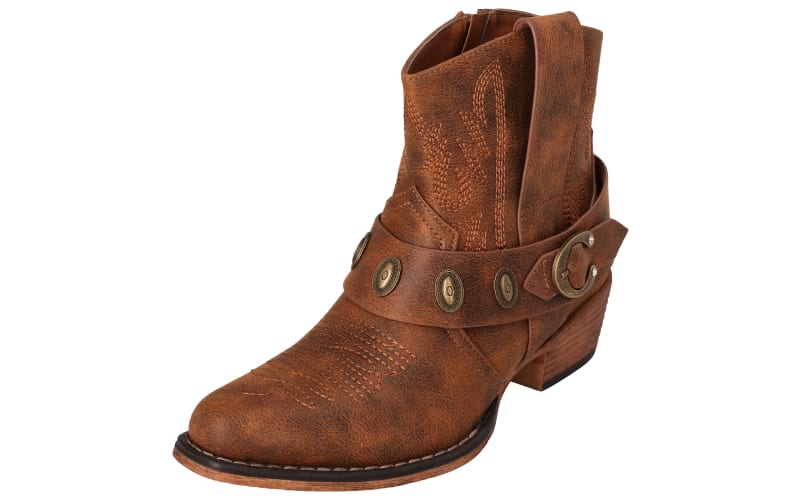 Natural Reflections Kaylee Buckle Ankle Boots for Ladies