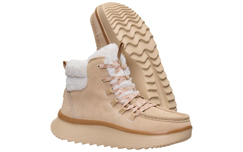HEYDUDE Men's Wendy Peak Shoes - Comfortable High-Top Loafers With Stretchy Laces
