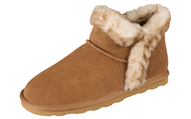 Natural Reflections Willa Fur Collar Moccasins | Cabela's