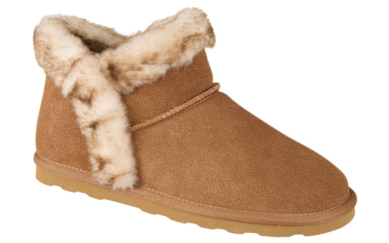 Natural Reflections Willa Fur Collar Moccasins | Cabela's