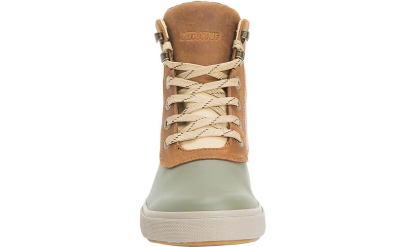 Xtratuf Men s Leather Ankle Deck Boot Lace Cathay Spice Camo 7.5
