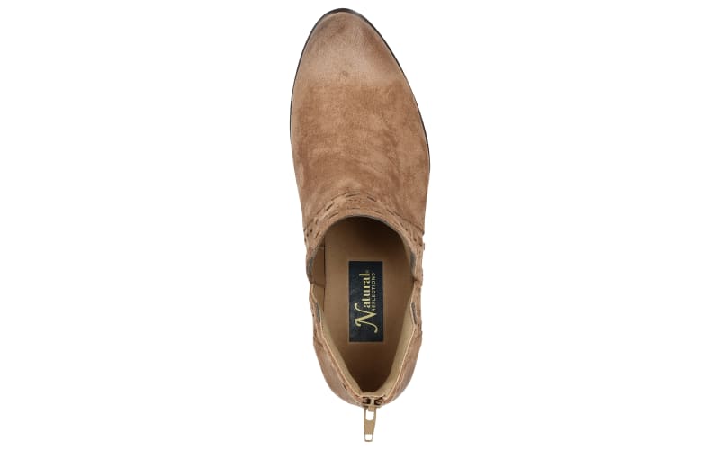 Ladies suede booties hot sale