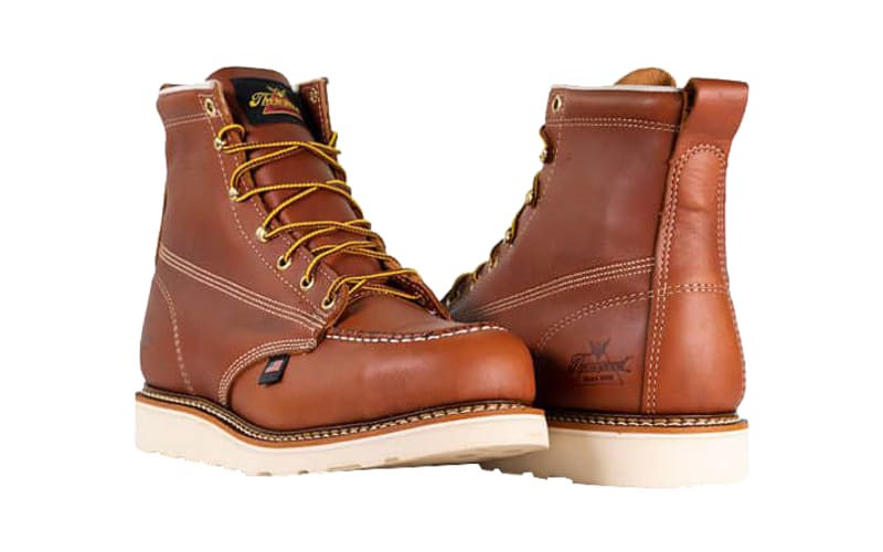 Thorogood American Heritage Moc Toe MAXWear Steel Toe Wedge Work Boots for Men Bass Pro Shops