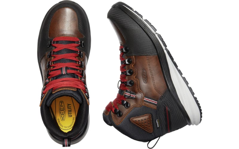 KEEN Utility Red Hook Waterproof Work Boots for Men