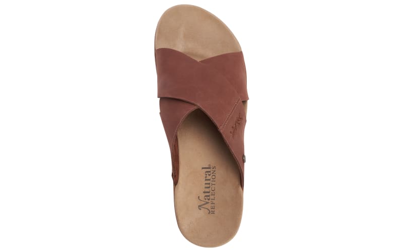 Natural Reflections Wren Cross Strap Sandals for Women | Bass Pro