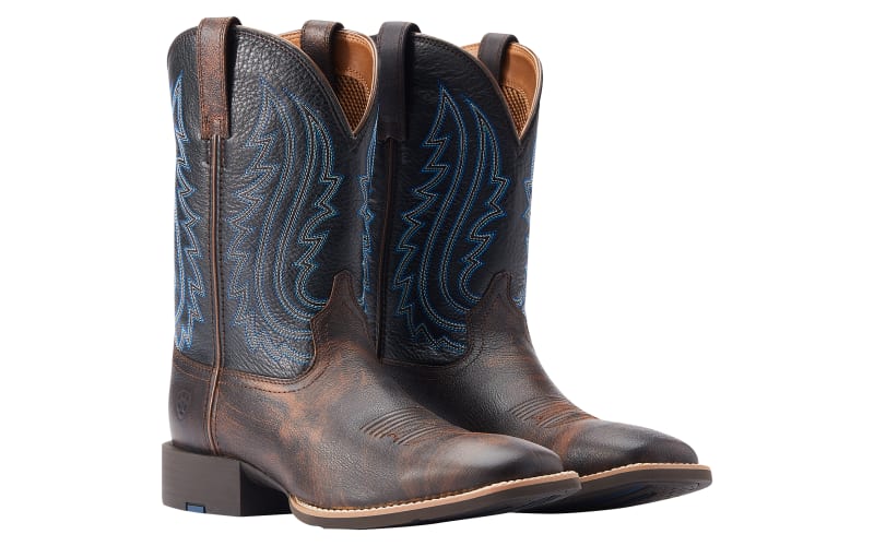 Mens wide sale cowboy boots