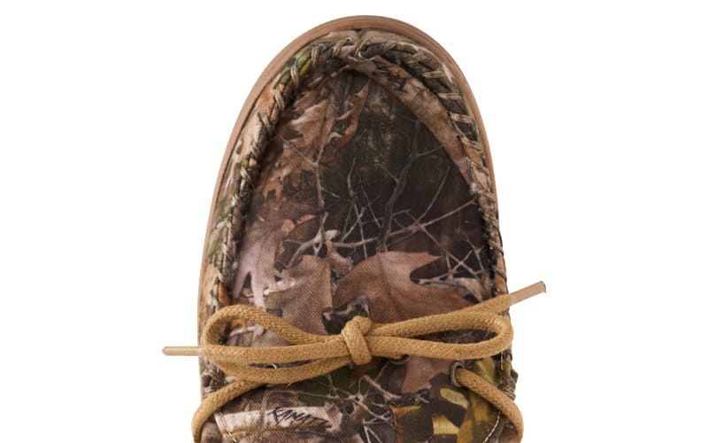 RedHead Slip-On Sherpa Camo Moccasins for Men | Bass Pro Shops display picture 1